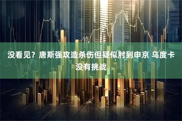 没看见？唐斯强攻造杀伤但疑似肘到申京 乌度卡没有挑战